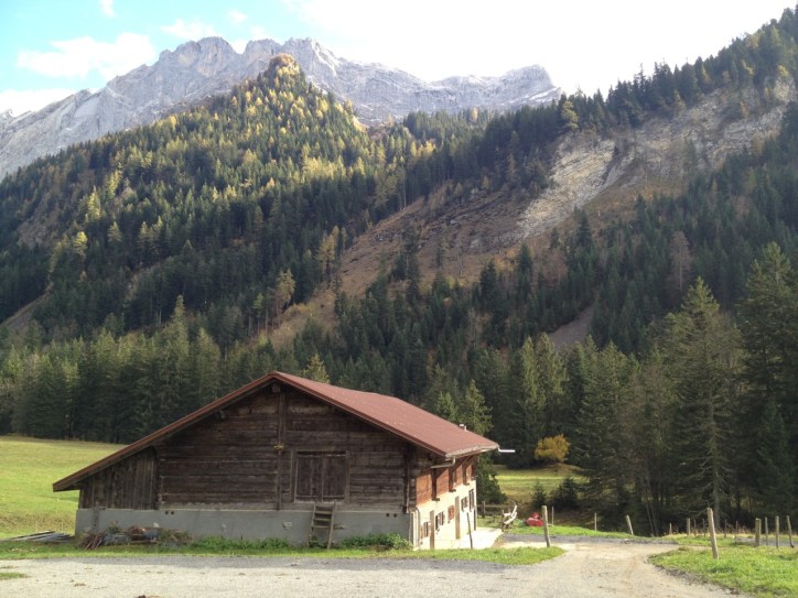 The view from the terrace of Cergnement