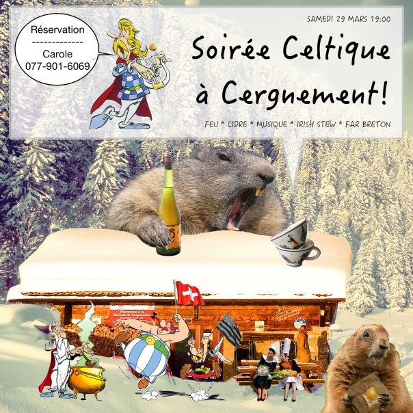 Soiree Celtique a Cergnement