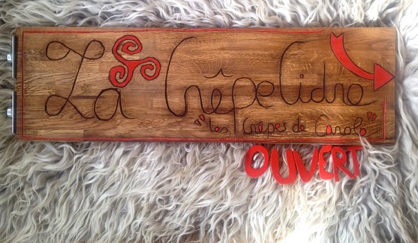 La Crepecidre - New sign